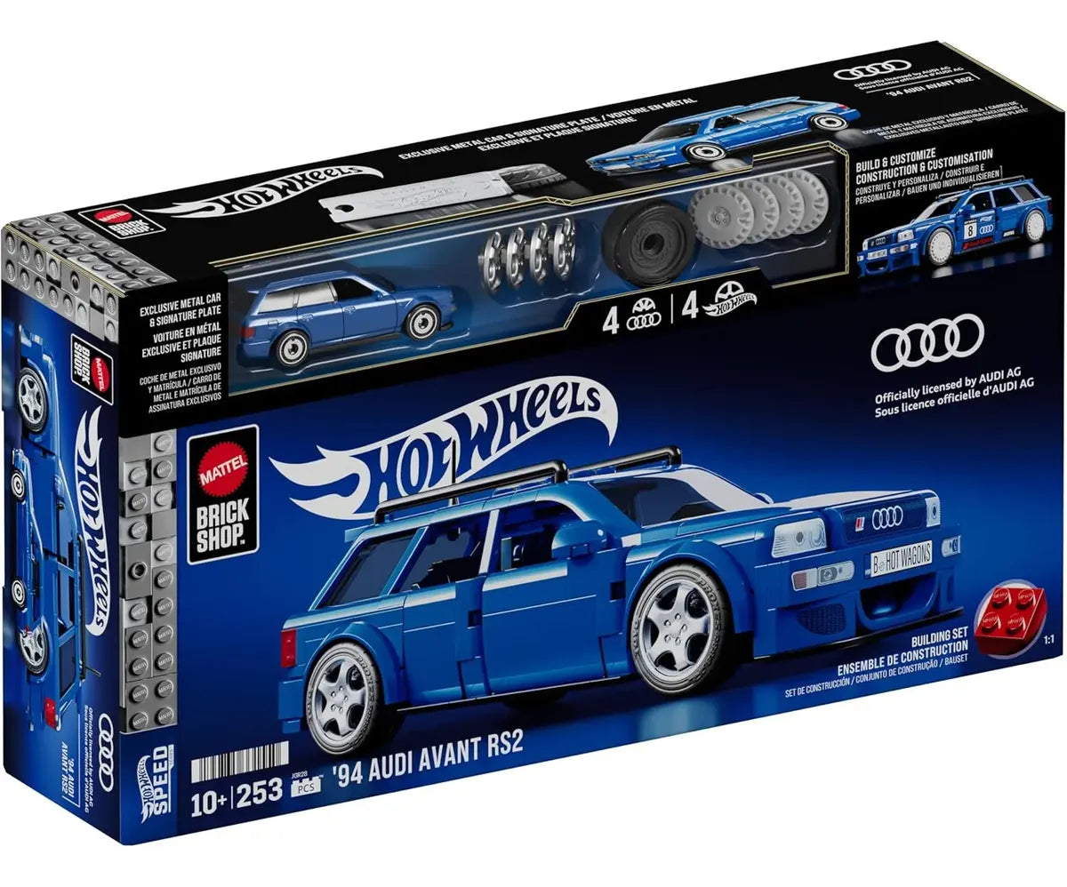Hot Wheels Brick Shop Speed 94 Audi Avant 1:32 253pc