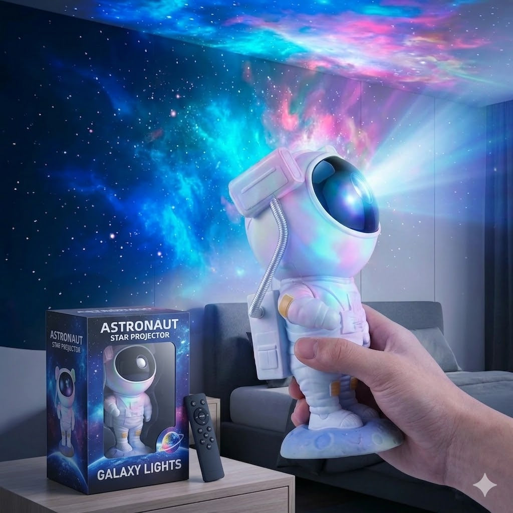 Projetor Luminária Abajur Estrelado Led Decoração