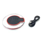 Carregador Wireless Slim Qi Para Celular Mesa - Branco