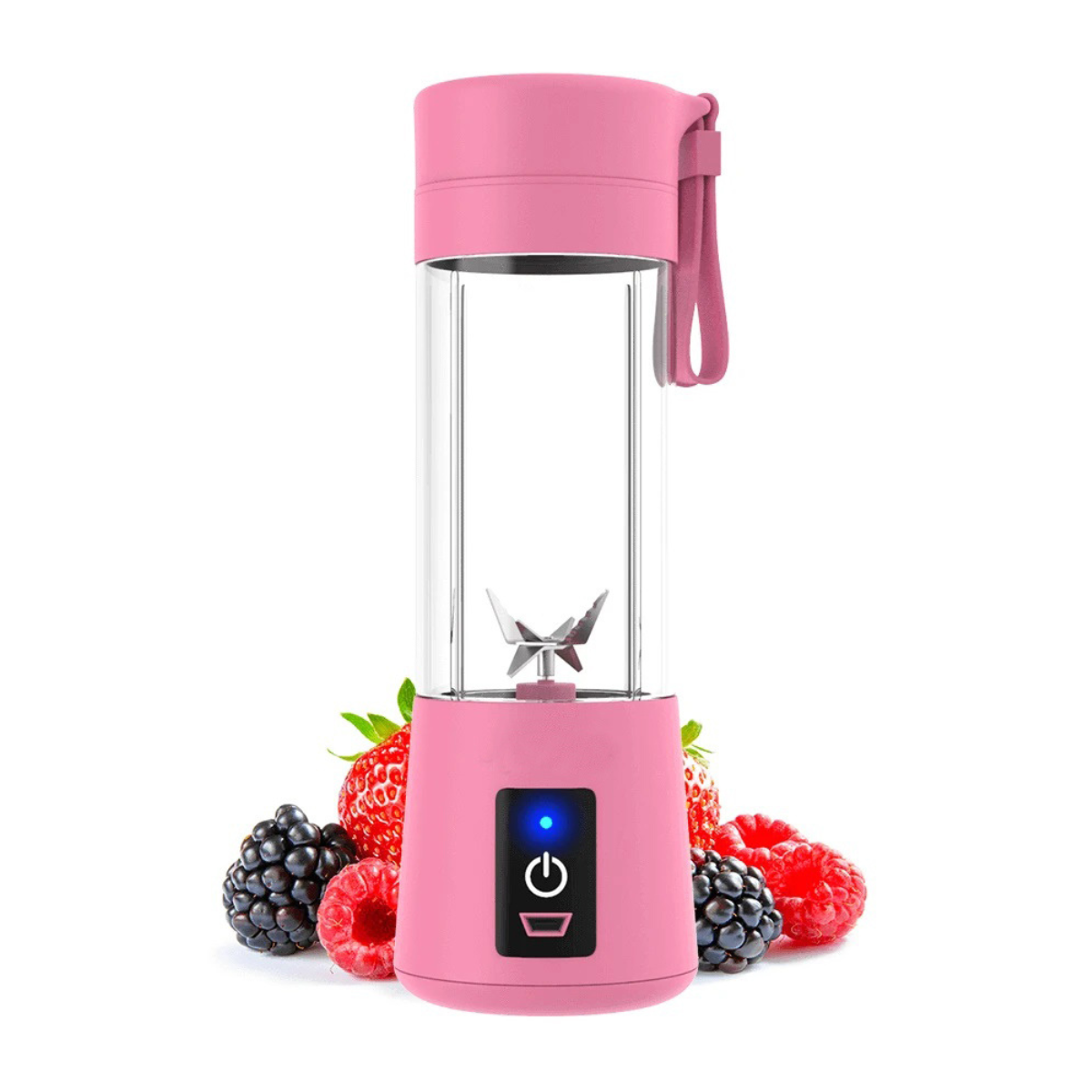Mini Liquidificador Portátil USB 320ml 6 Lâminas