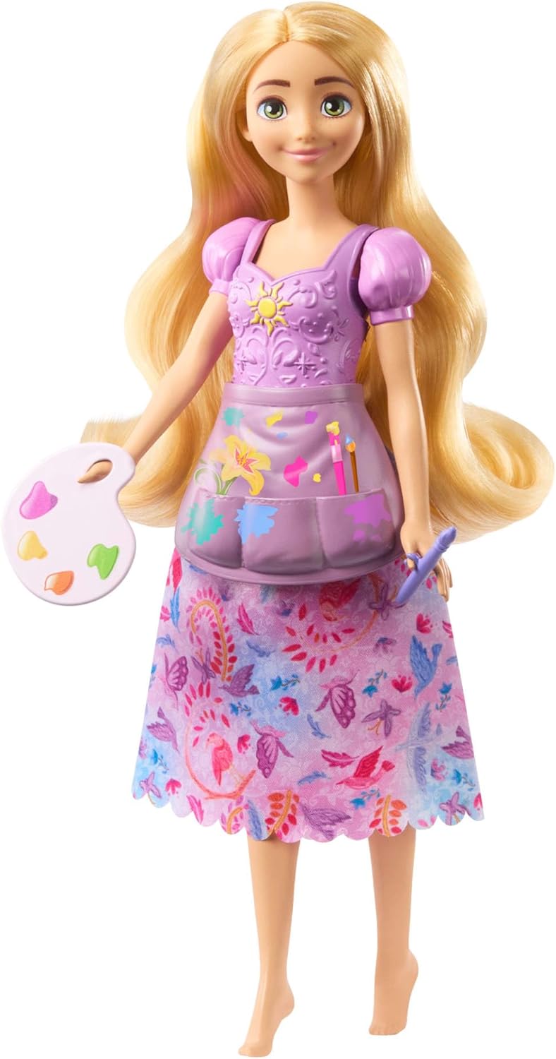 Boneca Disney Princesa Rapunzel Fashion 2 Em 1 Com Acessórios
