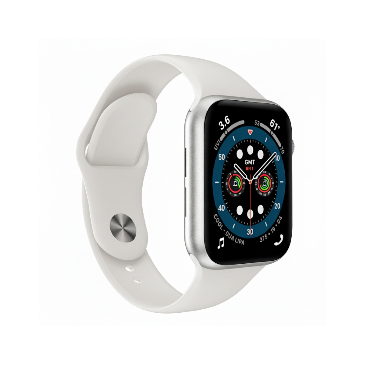 Smartwatch W68 Bluetooth Android iOS - Esportivo Elegante