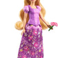 Boneca Disney Princesa Rapunzel Fashion 2 Em 1 Com Acessórios