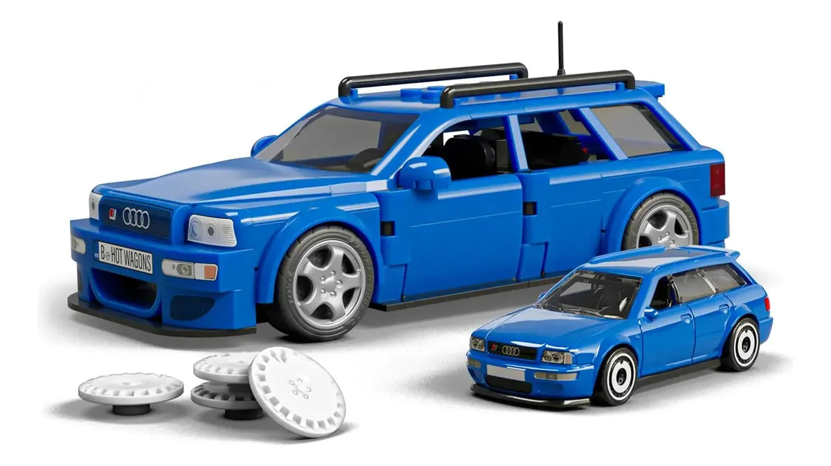 Hot Wheels Brick Shop Speed 94 Audi Avant 1:32 253pc