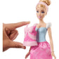 Boneca Disney Princesa Cinderela Fashion 2 Em 1 Com Acessórios