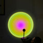 Projetor Sunset Ring Light USB Arco-íris Fotos TikTok