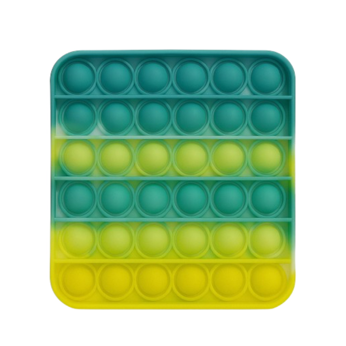 Pop It Tie Dye Quadrado - Fidget Sensorial Silicone