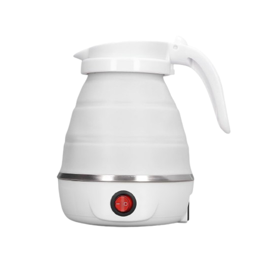 Chaleira Elétrica Dobrável Portátil 600ml 100V Silicone