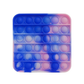 Pop It Tie Dye Quadrado - Fidget Sensorial Silicone